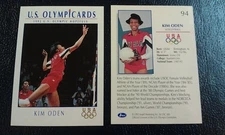 Kim Oden Volleyball 1992 U.S. Olympic Hopefuls Impel Marketing Olympics