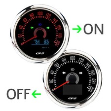 GPS Speedometer Odometer with Antenna 85MM Car Motorcycle Gauge with Turn Light