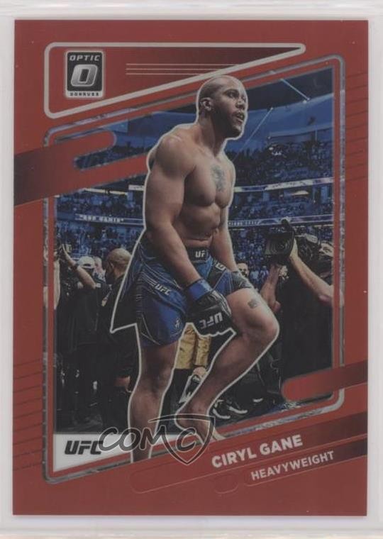 2022 Panini Donruss Optic UFC Red Prizm 178/199 Ciryl Gane #40 9o3