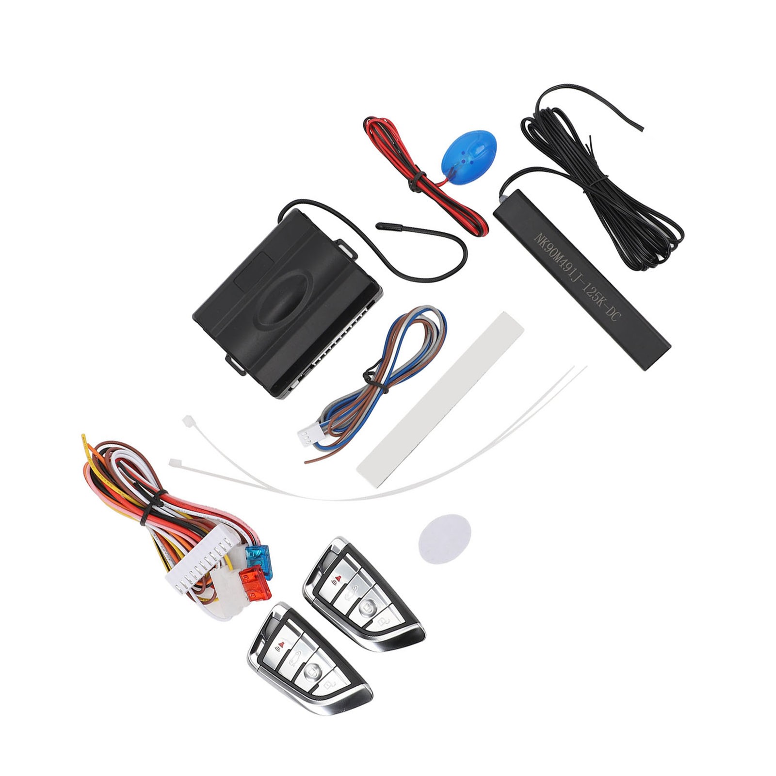 DC 12V Car Anti Theft Alarm Remote Starter System PKE Passive Keyless Entry