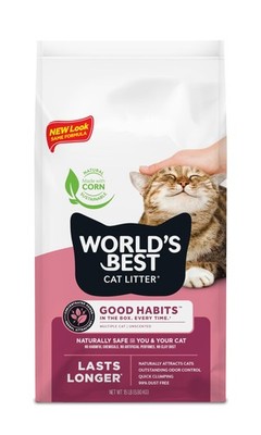 WORLD'S BEST CAT LITTER Good Habits Cat Attract Litter | Natural Plant-Based Att