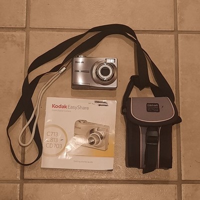 Kodak EasyShare C813 Compact Digital Camera - SD Card, Case, Manual Included 