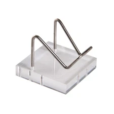 Display Easel Stands Acrylic Display Stand Rock Holder with Acrylic Base 