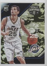 2015-16 Panini Totally Certified Rookies Mirror Camo 13/25 Raul Neto #177 nd3