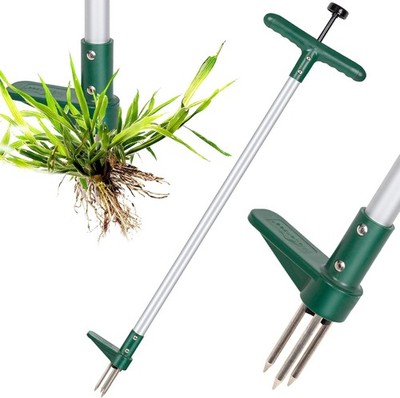 Walensee Weed Puller Stand Up Long Handle 3 Claws Dandelion