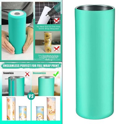 Silikonfolie für Sublimation für 20oz Skinny Straight Tumbler Full Wrap Mug