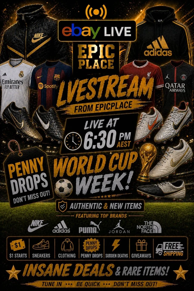🔥EpicPlace - LIVESTREAM WORLD CUP | Free shipping | PENNY DROPS |✅