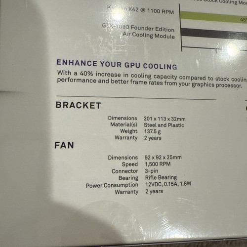 NZXT Kraken G12 GPU Cooler RL-KRG12-W1 Bianco SIGILLATO mai aperto - Foto 10 di 12