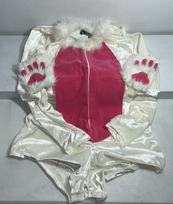 Masquerade Coquette Medium Large Rabbit Costume, Preowned Stretchy Fabric 