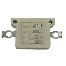 0.33nF 330pF 10% 2500V/5000V Mica Capacitor 472.1 Mial Italy