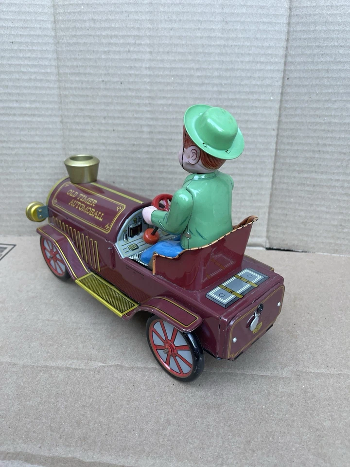 Automoball Marx with mystery Action Vintage Tin Car - Image 2 of 4