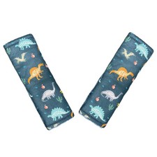 Baby Car Seat Neck Cover, 2 Count Pack of 1 , Name dinosaur