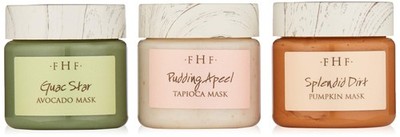 FarmHouse Fresh Quick Recovery Face Mask Sampler, 3 ct - Guac, Pumpkin, Tapioca