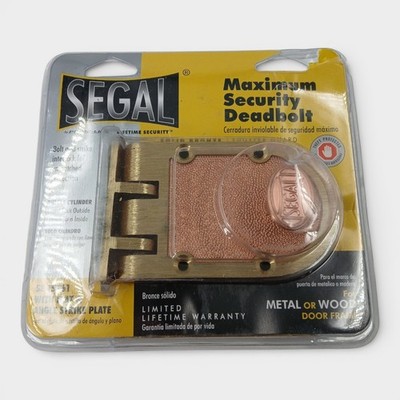 Prinme-Line Segal SE 15326 Bronze Deadlock with Single Cylinder and Flat Strike