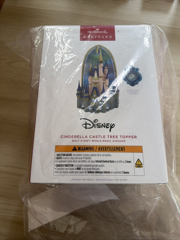 2026 Hallmark Keepsake Disney Cinderella Castle Tree Topper