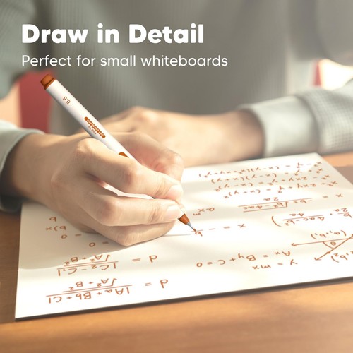 Dry Erase Markers Fine Tip - 0.5Mm Whiteboard Markers - Ultra Thin Fine Point - Picture 3 of 6