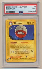PSA 9 Pokemon Aquapolis Rare Electrode 8/147 MINT Condition!! on eBay
