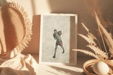 Amazing art, Modern Art, Original Art, frame art, unique art,Wall Art, Boxer