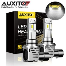 2x Auxito 9006 Led Hb4 Headlight Bulb Low 12000lm Beam 200w 6500k Xenon White