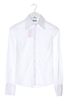 HAWES & CURTIS Langarmhemd Damen Hemd Gr. DE 34 weiß Elegant