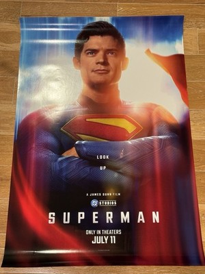 Superman 2025 Original One Sheet 27×40 Movie Poster NM James Gunn