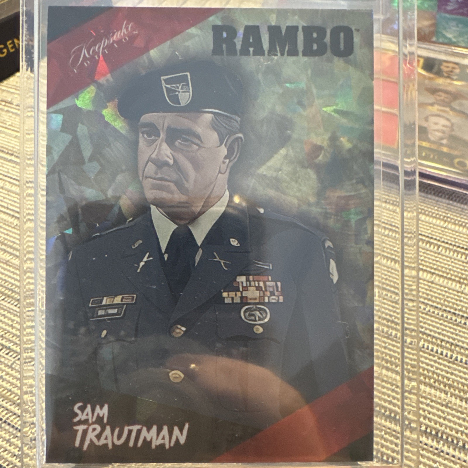 2024 Rambo III SAM TRAUTMAN HOLOFOIL Insert #250 Keepsake Edition 49/50