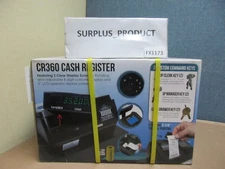 NADEX COINS THERMAL-PRINT ELECTRONIC CASH REGISTER, BLACK, NWHNXTE1376-NEW BOX