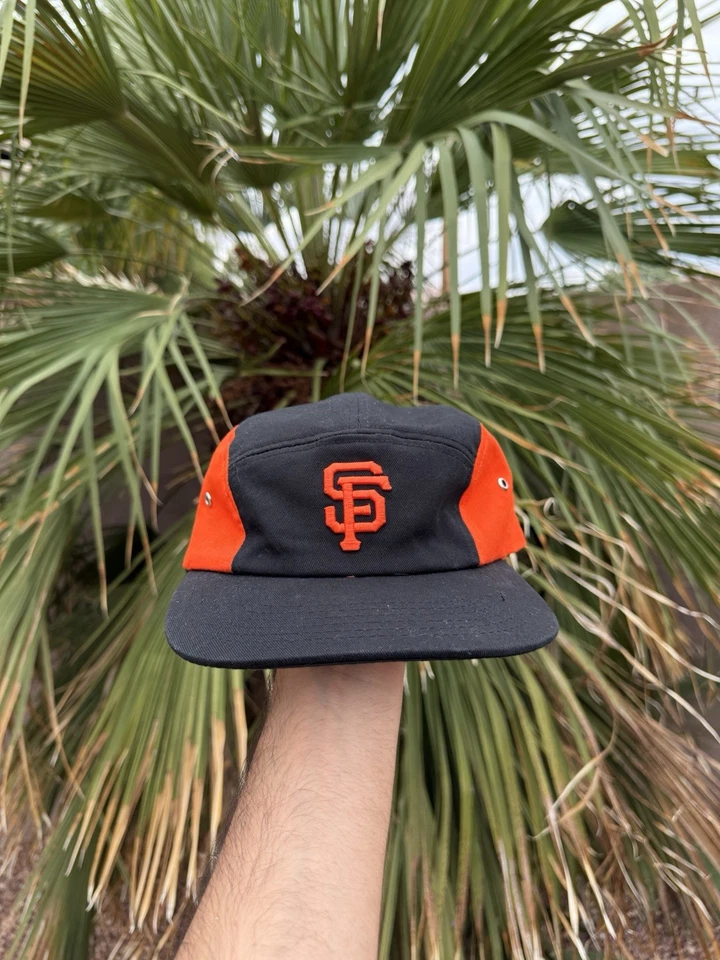 SnapBack vintage naranja y negro de los Gigantes de San Francisco Foto 3 de 4