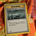 WotC Pokémon TCG Energy Removal 92/102 Base Set Shadowless 1st Ed 1999 Vintage