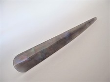 Lite gray iridescent marbled acrylic and metal alligator hair claw clip clamp