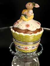 Villeroy & Boch Spring Bunny Hasengärtnerin Dose Cupcake Ostern Hase 2015 Easter