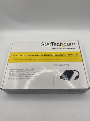 StarTech.com USB 3.0 to DVI / VGA Adapter - 2048x1152 