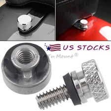 Chrome Rear Seat Bolt Fender Screw Nut Mount Kit For Harley Davidson 1996-2024