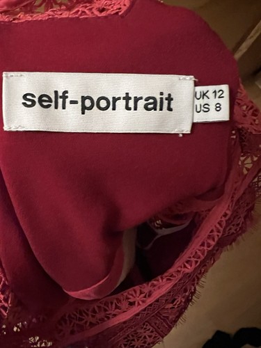 self portrait Kleid im angesagten rot - Bild 4 von 6