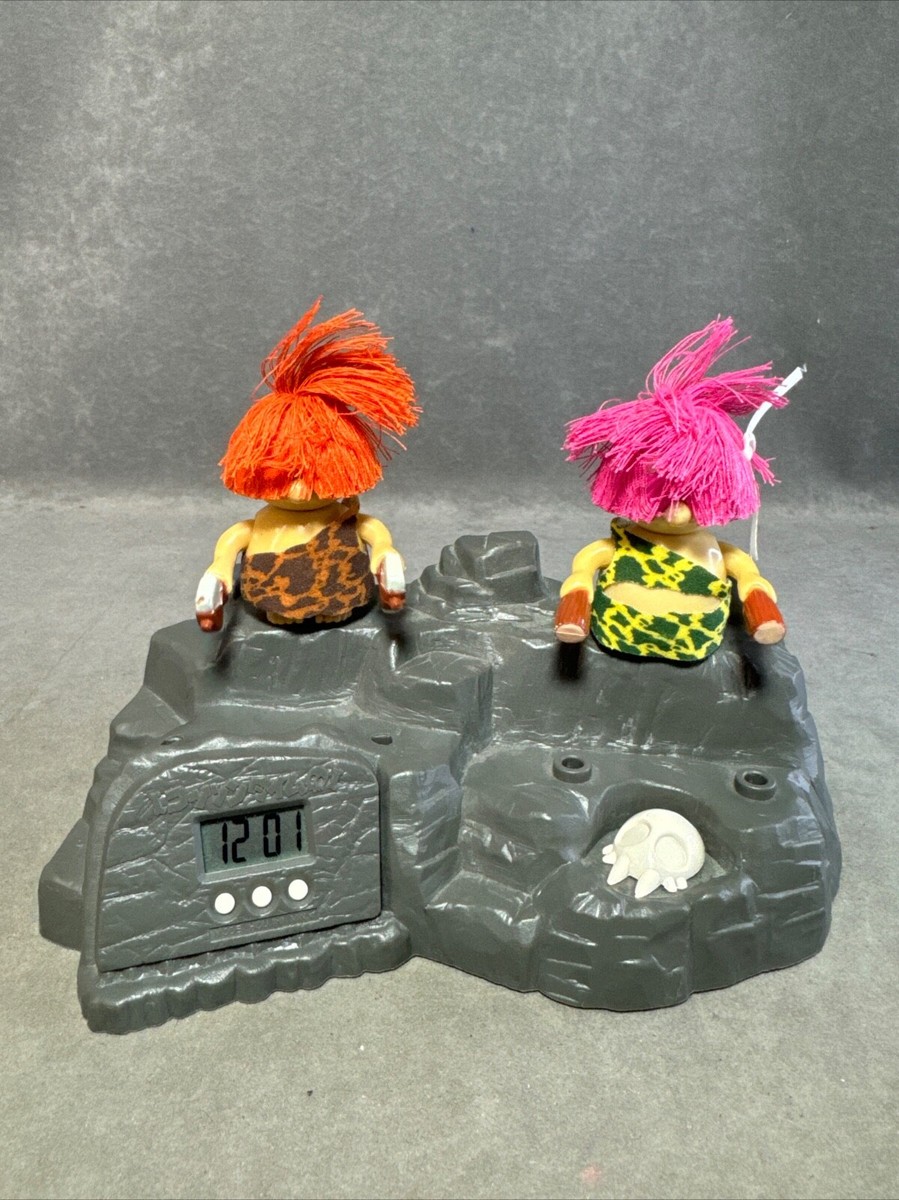 Caveman Drumming Alarm Clock Super Rare 1996 Waco Products *READ