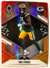 2021 Panini Phoenix Eric Stokes Prism Rookie Green Bay Packers #154