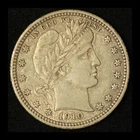 1910 25c Barber Quarter - Free Shipping USA