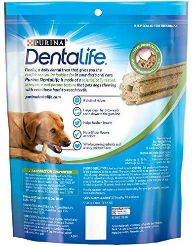 Dentalife Large Dog Treats, 18 Chews x 2 bags - Picture 2 of 4