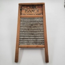 Vintage DUBL HANDI Washboard Co Columbus Ohio Wash Board 18" X 8 1/2"