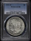 1921-D $1 Morgan Silver Dollar PCGS AU 58