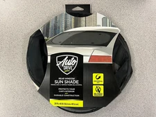 Auto Drive Rear Window Sun Shade Black Universal Fit UV Protection New