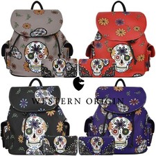 Sugar Skull Day of the Dead Backpack Daypack ...