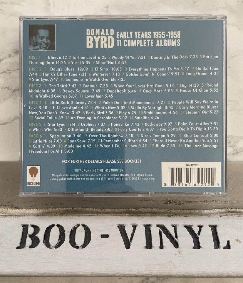 Donald Byrd : The Early Years: 1955 - 1958 ~ 6 CD Set Jazz NM CONDITION Foto 2 de 2