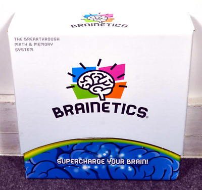 Brainetics the Breakthrough Math & Memory System - New in open box- cards sealed