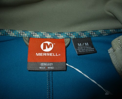 MERRELL Green Full Zip "Wick + Wind" Jacket Size M - Picture 6 of 6