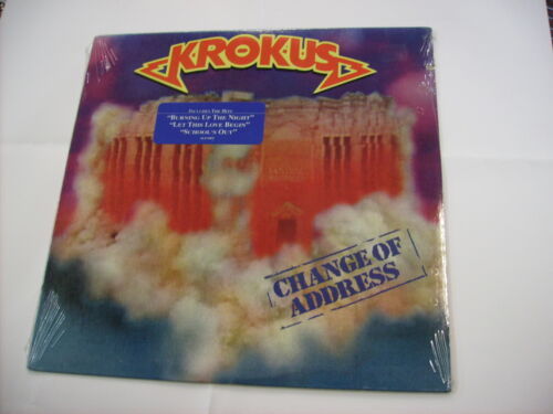 KROKUS - CHANGE OF ADDRESS - LP VINYL NEW SEALED 1986 CUT OUT SLEEVE - Afbeelding 1 van 1