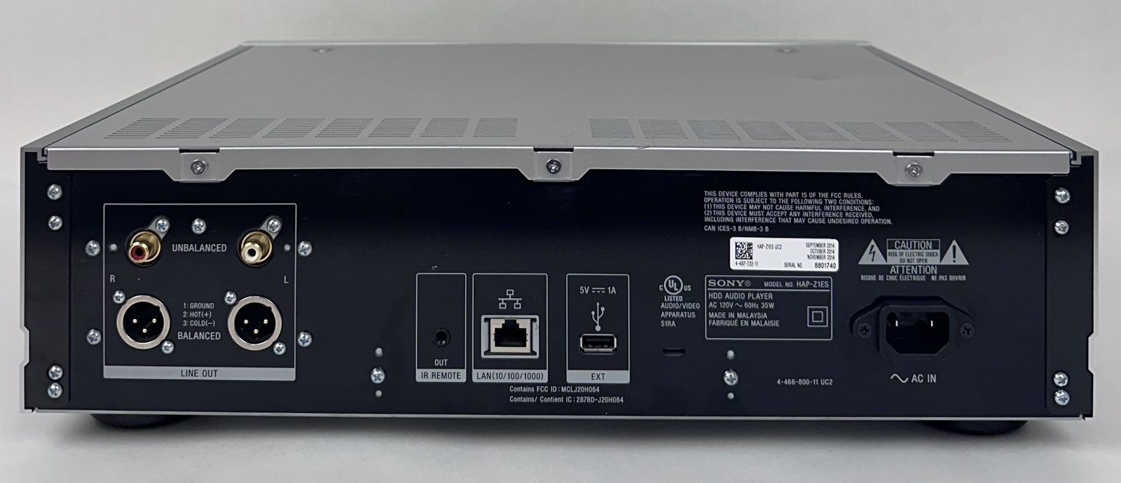 Sony Hi-Res Music Player with 1TB HDD - HAP-Z1ES for sale online 