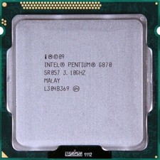 Lot of 2: Intel Pentium G870 Dual Core CPU (3M Cache 3.10GHz 2nd Generation)
