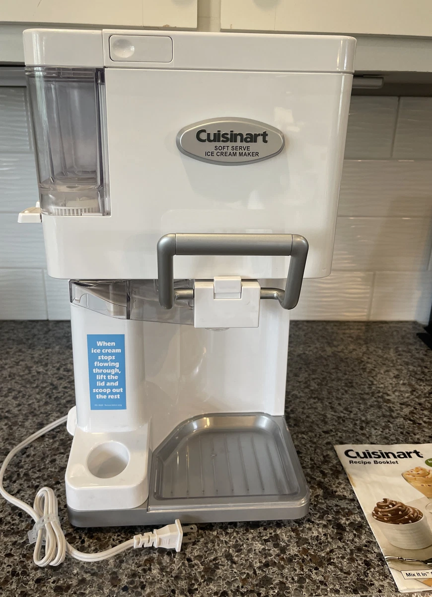  Cuisinart Soft Serve Ice Cream Machine- Mix It In Ice