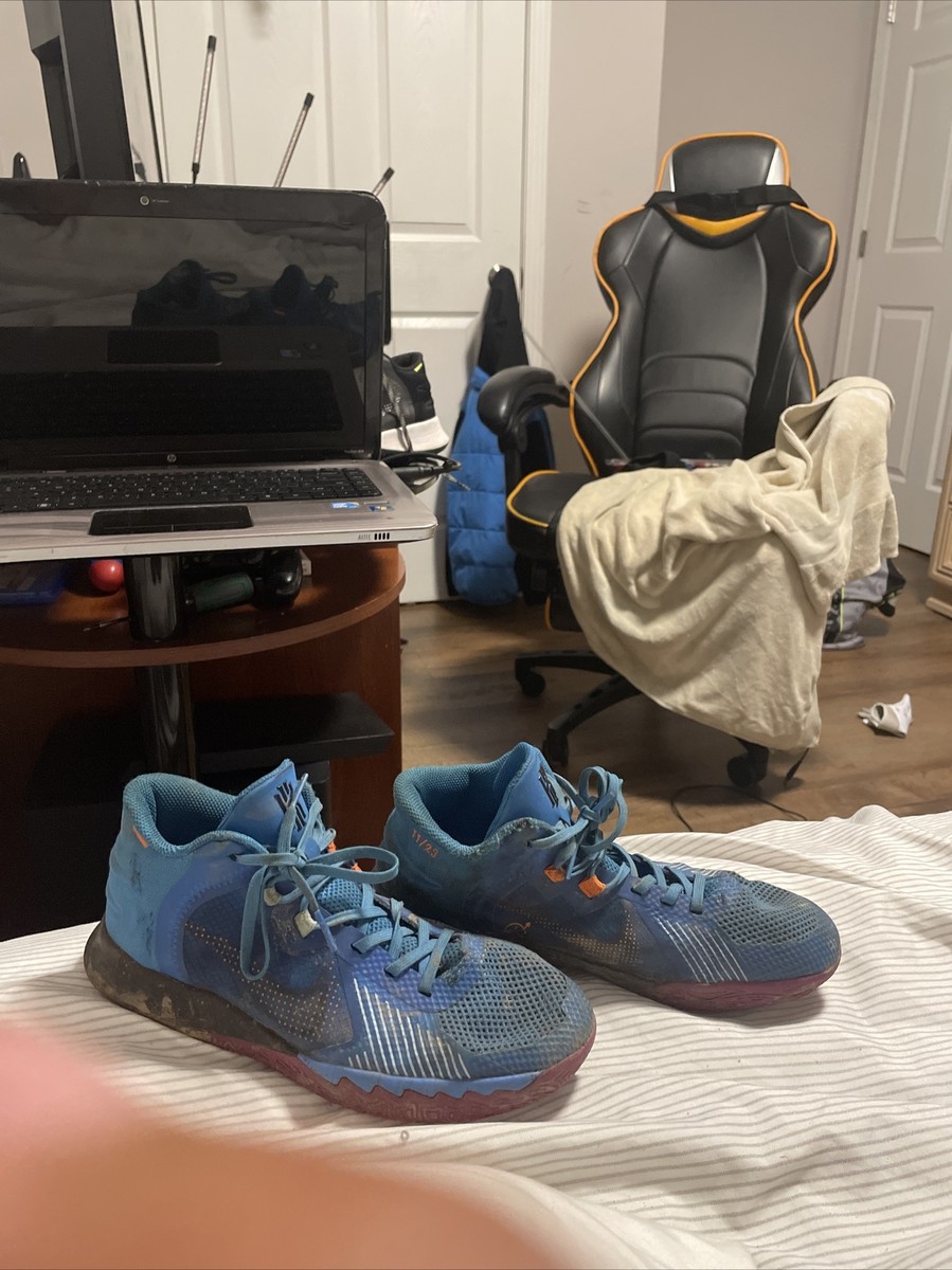 値下げKyrie FlytrapIII 9.5White/Black-Blue Kyrie Fly Trap | eBay